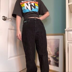 EMPYRE Black corduroy Tori jeans